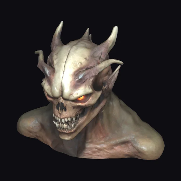 Demonic Skull Head