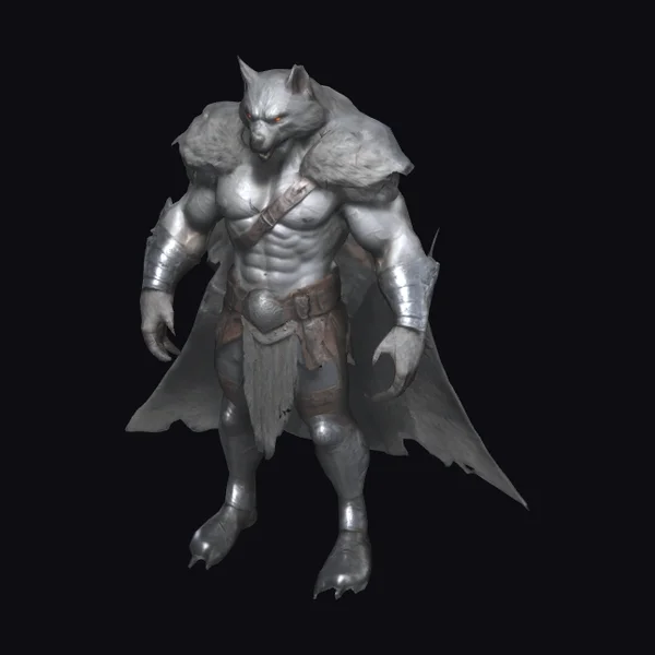 Werewolf Warrior in Armor