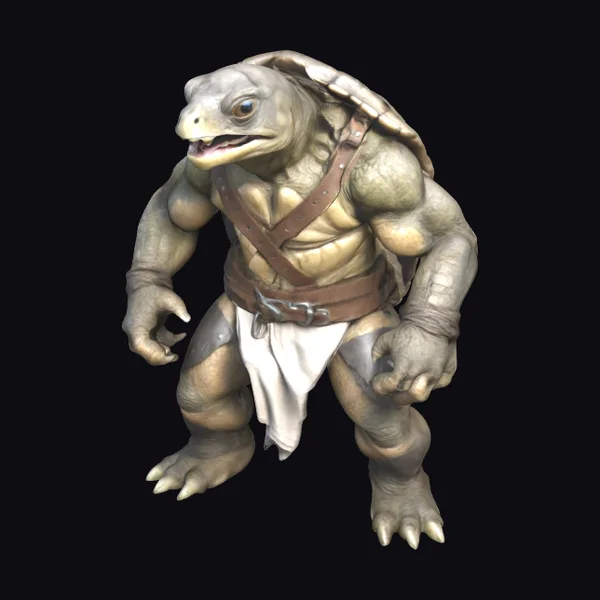 Muscular Turtle Creature