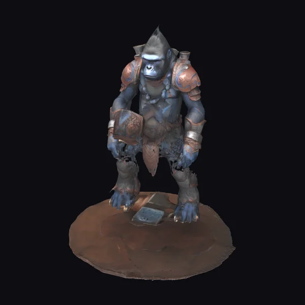 Anthropomorphic Gorilla Warrior