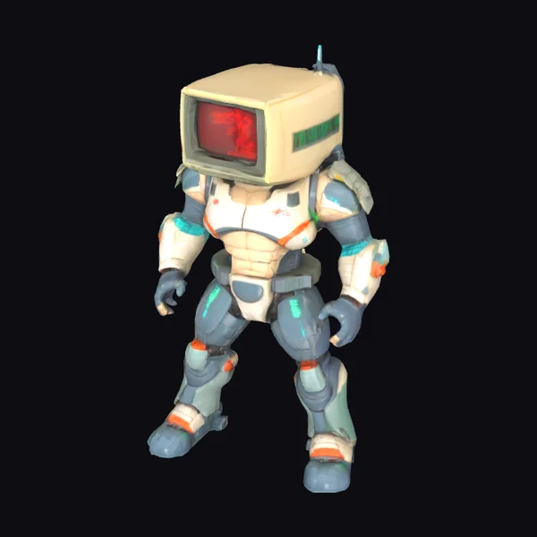 Computer Headed Street Fighter