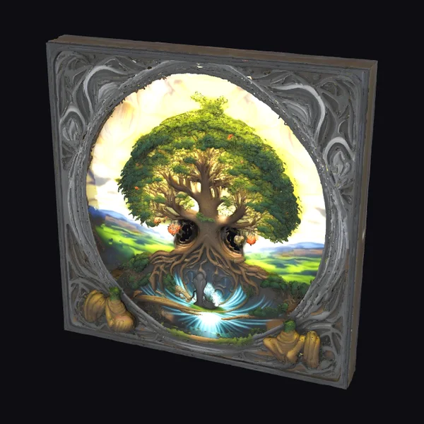 Ornate Tree Portrait