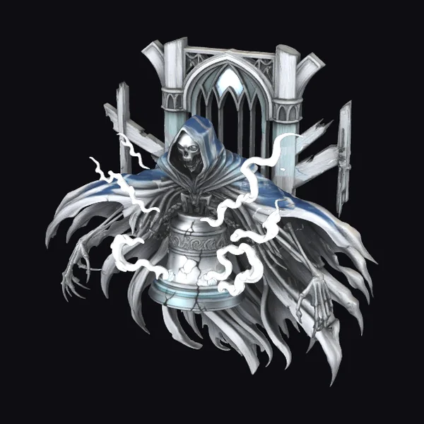 Hooded Skeleton Figure