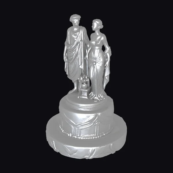 Ancient Greek Statue Pair