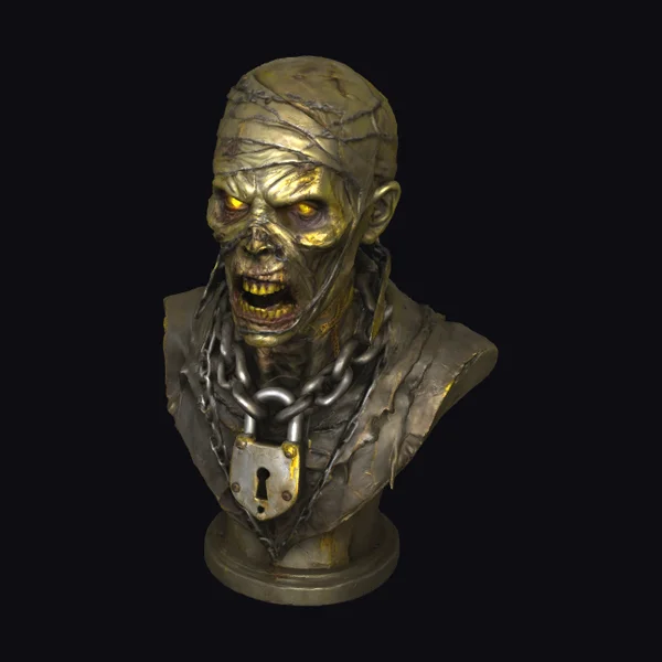 Shackled Zombie Bust
