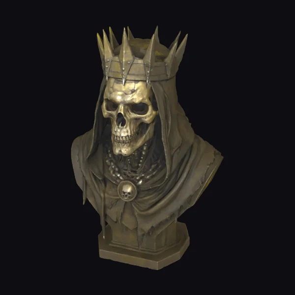 Skeleton King Bust