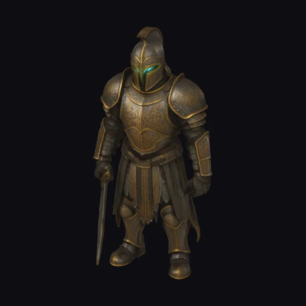Armored Warrior with Sword