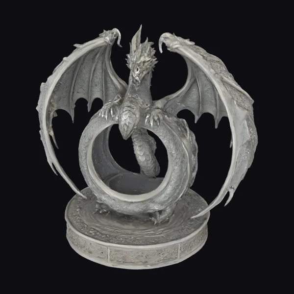 Winged Dragon Sculpture