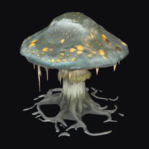 Glowing Forest Mushroom