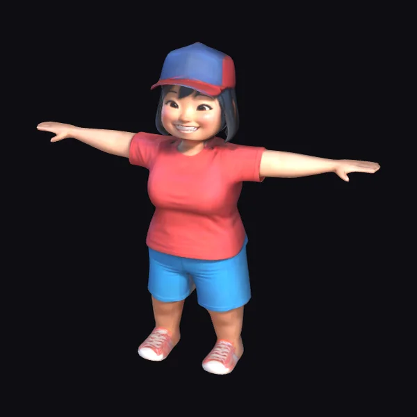 Asian Woman in Casual Outfit