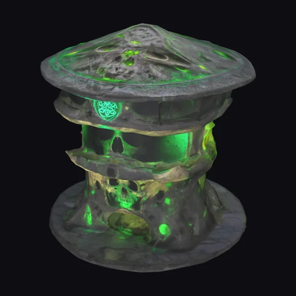 Glowing Ancient Stone Tower