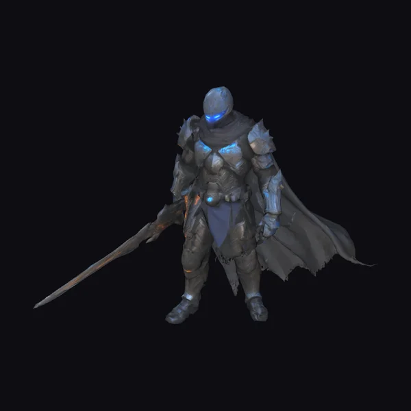 Armored Warrior with Sword