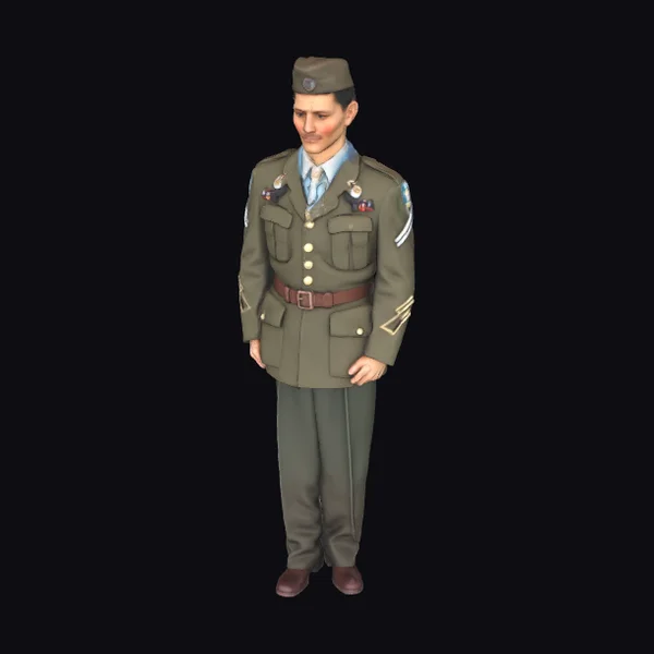 WWII Army Medic Figure