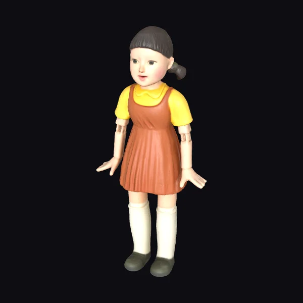 Asian Girl Toy Figure