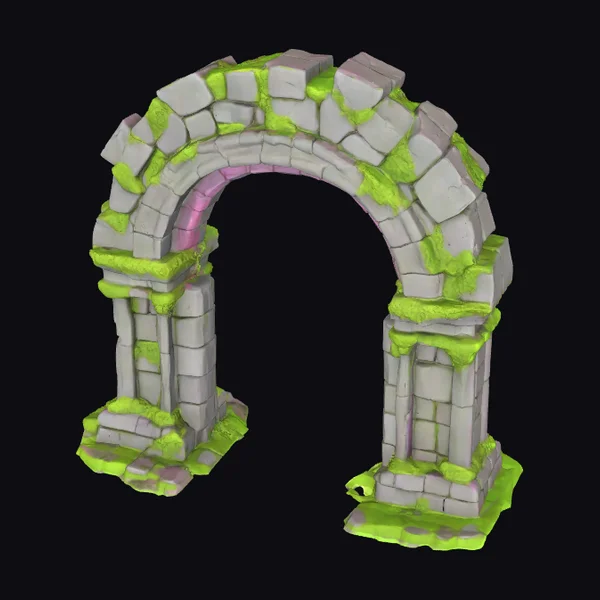 Mossy Stone Archway