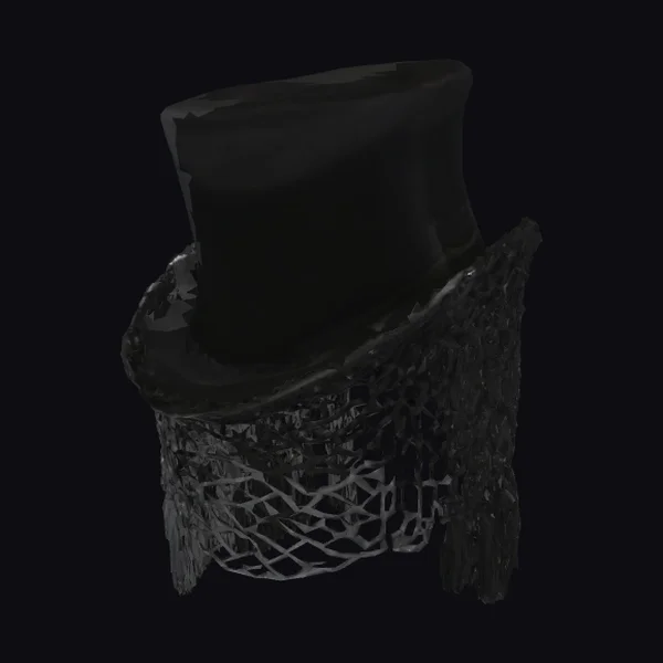 Black Top Hat Cage