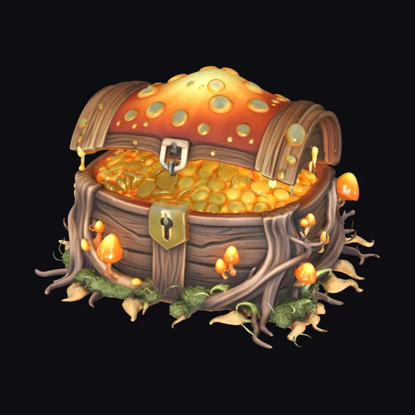 Wooden Treasure Chest