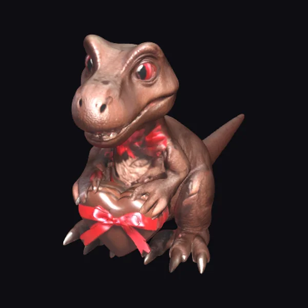 Cute T-Rex with Heart