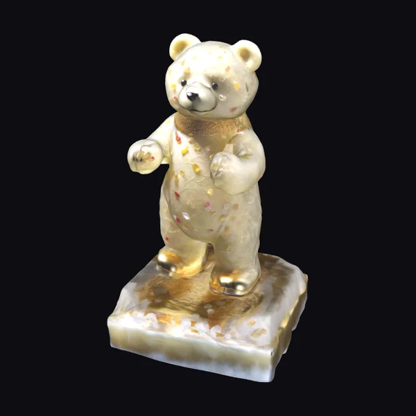 White Chocolate Bear Figurine