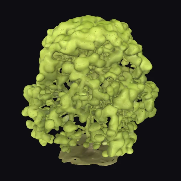 Green Bumpy Organic Shape