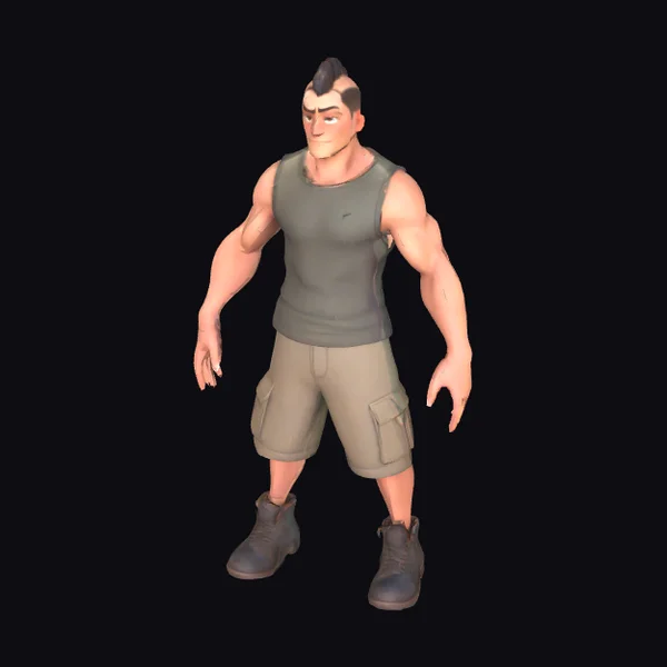 Muscular Male Adventurer