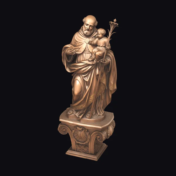 Wooden Joseph and Child