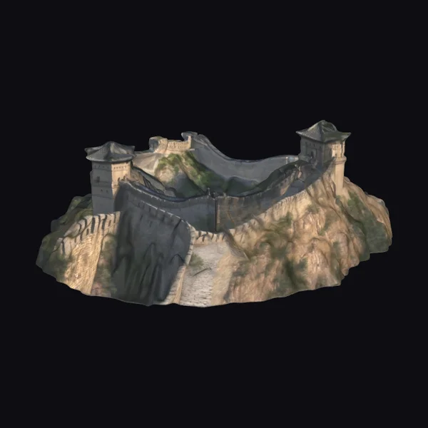 Ancient Chinese Wall Section