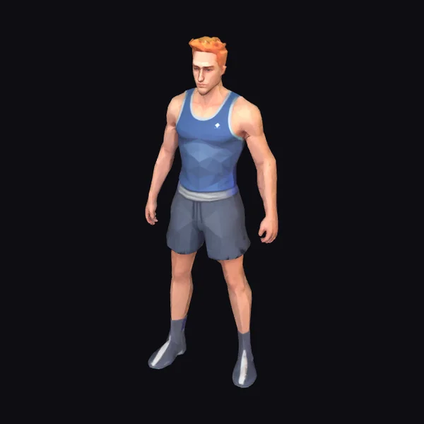 Athletic Geometric Man