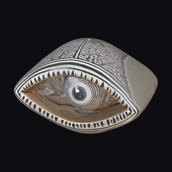 Eye Shaped Silver Jewelry