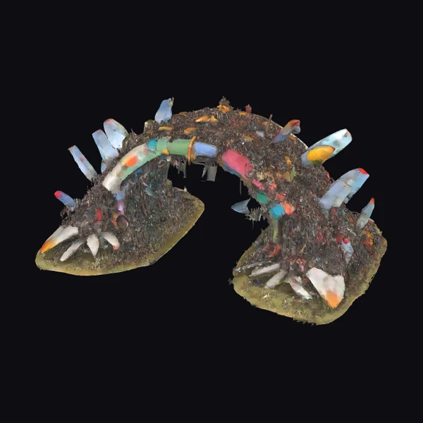 Abandoned Soviet Space Arch