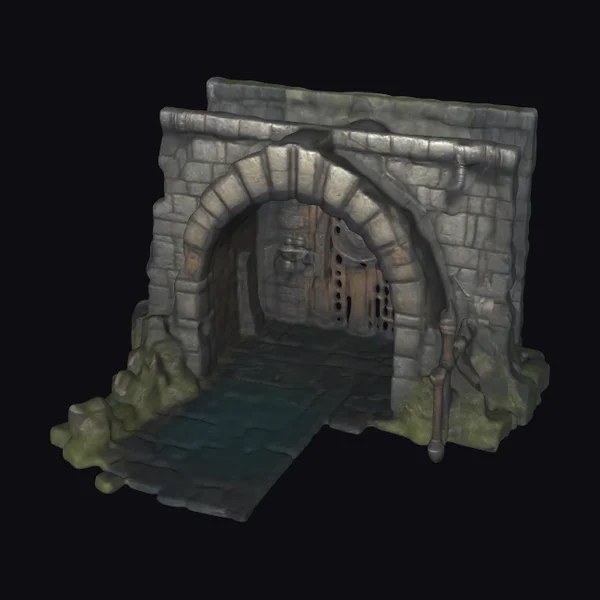 Medieval Sewer Entrance Arch