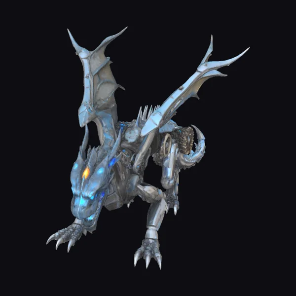 Mechanical Dragon Sculpture