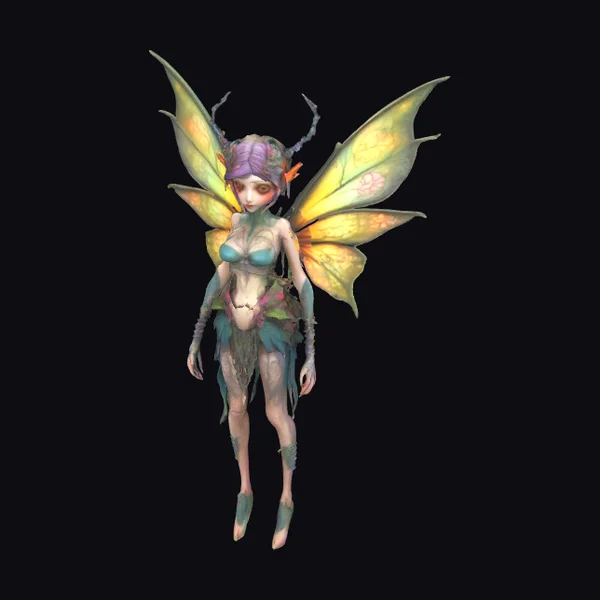 Whimsical Fairy Character