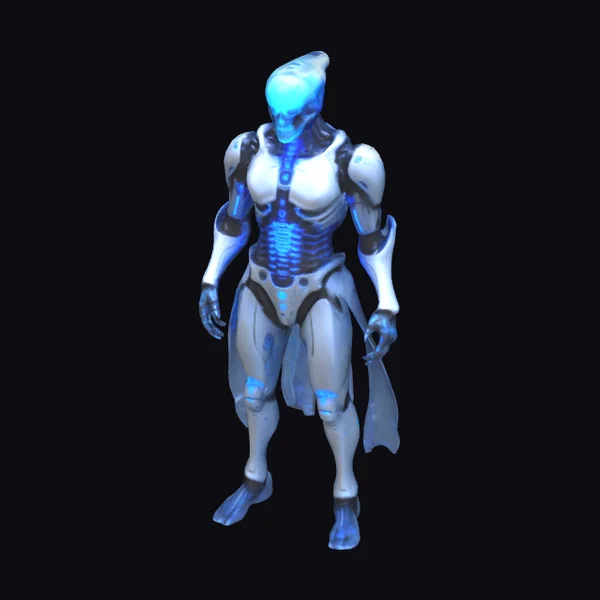 Biomechanical Humanoid Figure