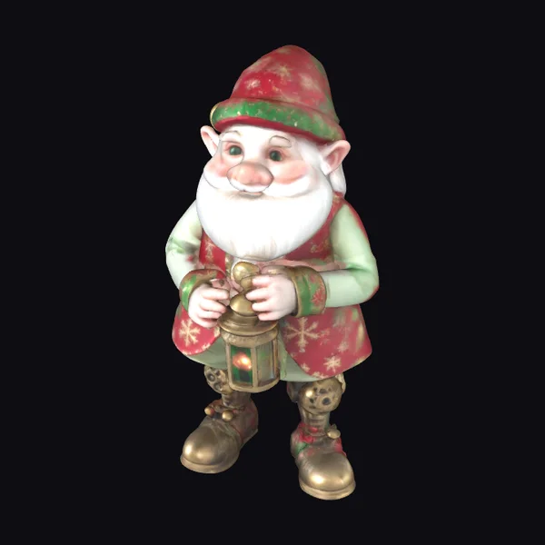 Albino Christmas Gnome