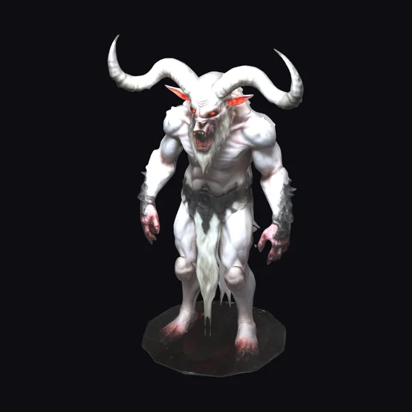Albino Krampus Metallic