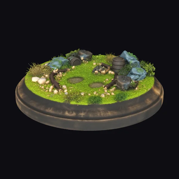 Miniature Grassland Base