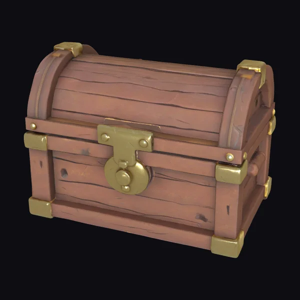 Wooden Treasure Chest