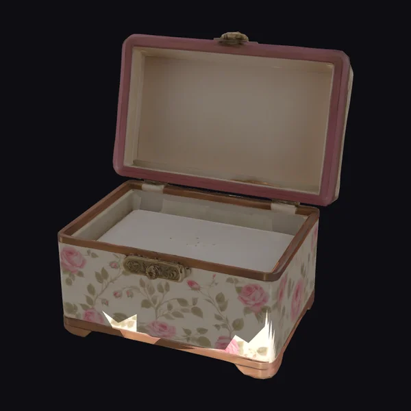 Floral Pattern Jewelry Box