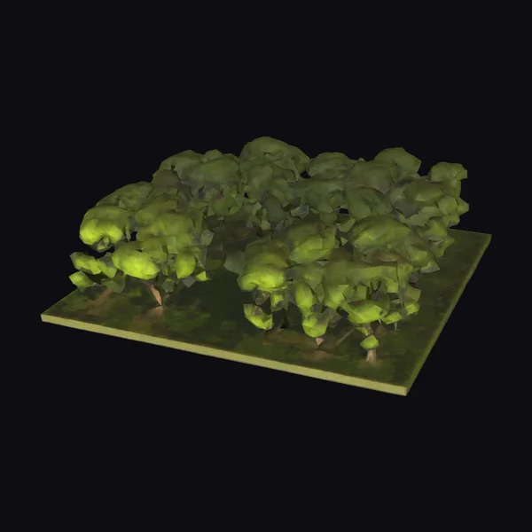Dense Forest Game Tile