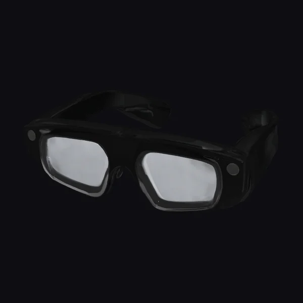 Futuristic Black Eyewear