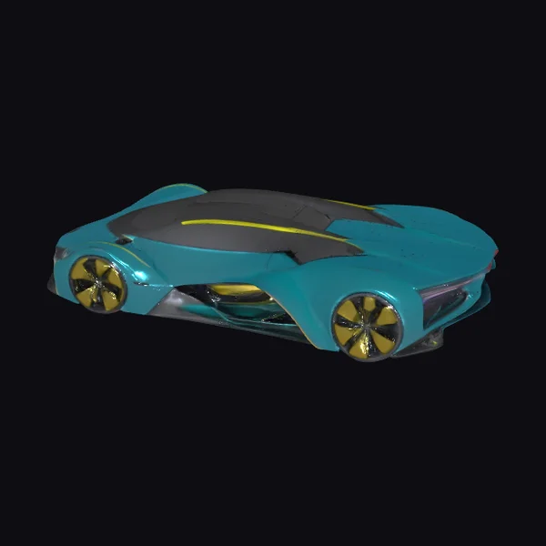 Futuristic Sports Car