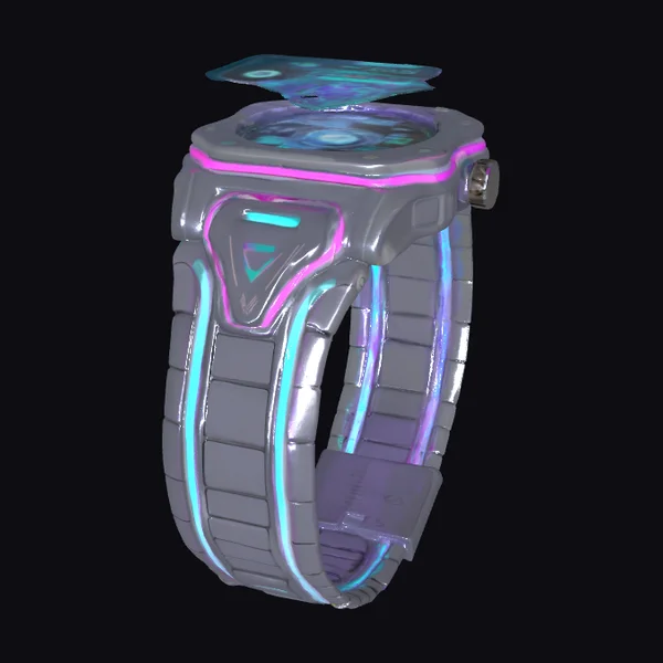 Futuristic Holographic Watch