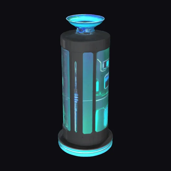 Futuristic Holographic Pedestal Display
