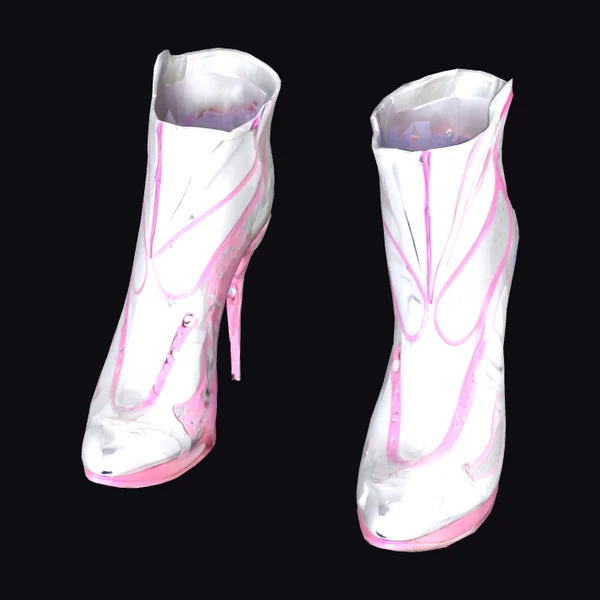 Transparent High Heel Boots