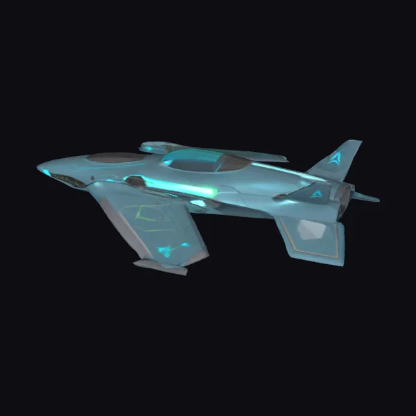 Futuristic Small Fighter Jet