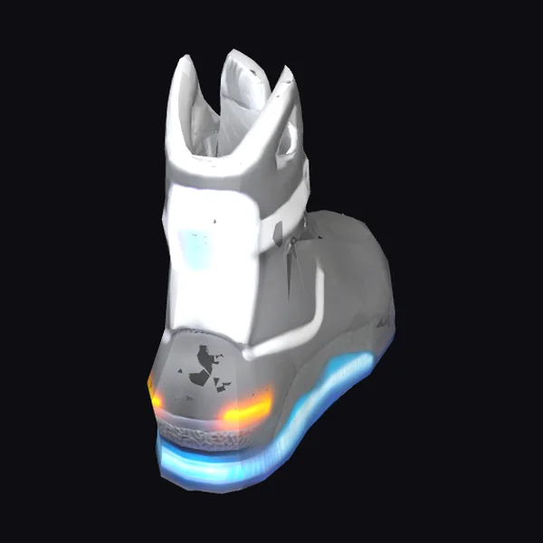 Futuristic High-Top Sneaker
