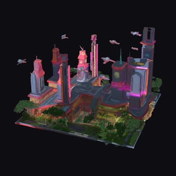 Futuristic City Skyline