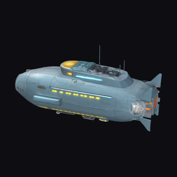 Futuristic Submarine Vehicle