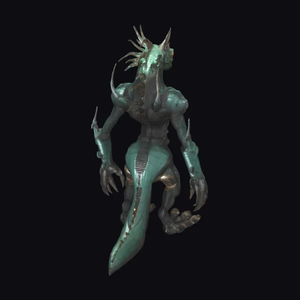 Steampunk Basilisk Creature